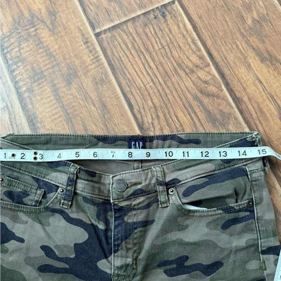 GAP Olive Camouflage Skinny Women Jeans - Picture 5 of 7